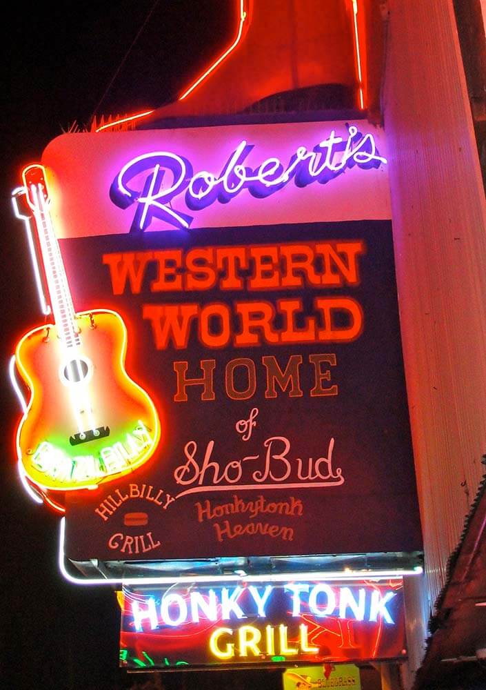 Robert's Western World, Broadway, Nashville, TN. Reliant Realty ERA Powered.