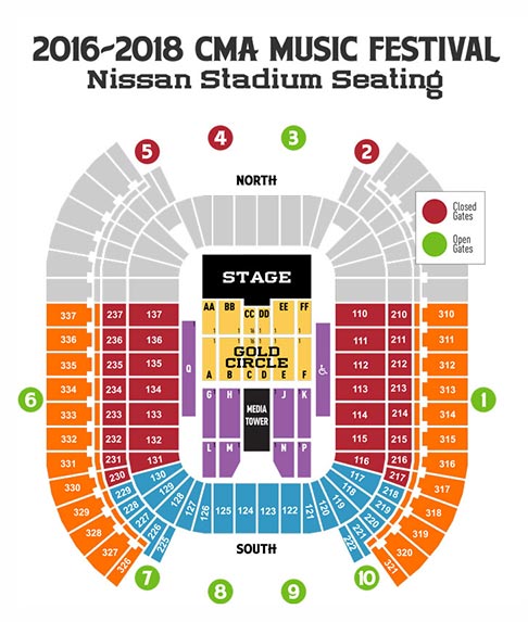 2016-2018 Nissan Stadium Seating Chart. Reliant Realty ERA Powered. Nashville, TN