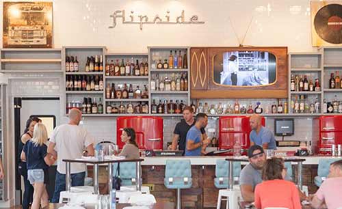 The Flipside, interior, 12 south neighborhood restaurants, Nashville, TN. Reliant Realty ERA Powered.