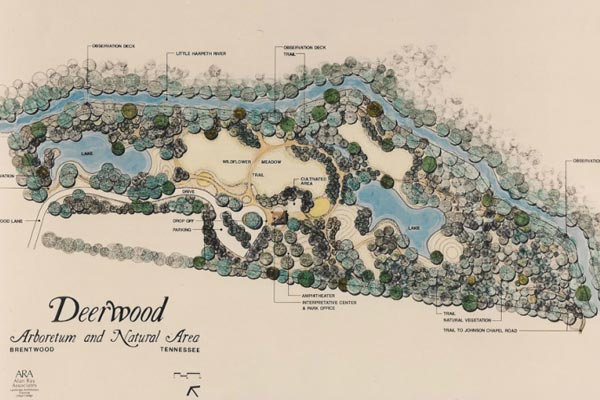 Deerwood Arborteum & Park Map. Brentwood, Tennessee. Reliant Realty