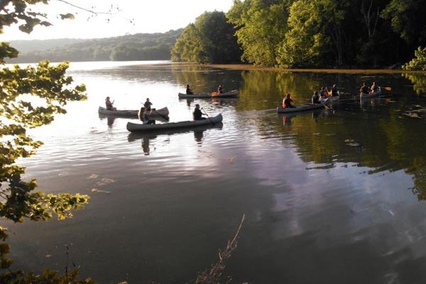 Canoeing on Radnor Lake. Annandale, Tennessee. Reliant Realty.