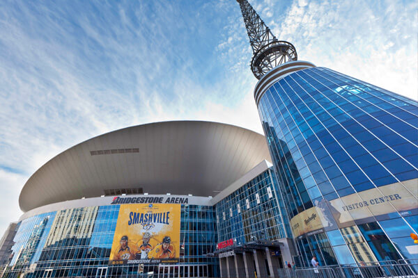 BridgeStone Arena. Downtown Nashville, Tennessee. Reliant Realty