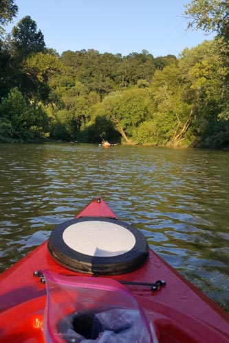 Beginner Coanoeing on the Harpeth River